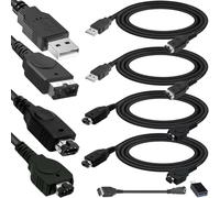 HAAMNING7 4 pezzi Cavo di ricarica USB per GBA SP, per GBA Link Connect Cord, per la ricarica di NDS, per console Nintendo DS (NDS), Gameboy Advance SP (1,2 m)