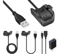 HAAMNING7 Caricabatterie per Samsung Galaxy Fit 2 Watch, Cavo USB di Ricarica Dock di Ricambio per Samsung Galaxy Fit2 SM-R220 Orologio, Accessori orologio intelligente, 1M e 0,15M, 2 Pezzi