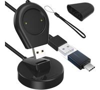 HAAMNING7 Caricabatterie sostitutivo per Amazfit T-REX 2/GTR 4/GTR 4 Pro/GTS 4/GTR 3/GTR 3 Pro/GTS 3, cavo dock di ricarica USB, caricabatterie portatile magnetico per smartwatch