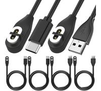 HAAMNING7 Cavo di ricarica per cuffie Shokz con USB-C, cavo di ricarica magnetico da maschio Type-C a Shokz per Aftershokz Aeropex AS800, OpenRun Pro/Mini (confezione da 2)