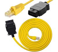 HAAMNING7 Cavo OBD2 a Ethernet, cavo ENET RJ45 per codifica per BMW serie F, serie G, compatibile con adattatore E-SYS Icom, interfaccia Ethernet RJ45 a OBDII per codifica diagnostica auto