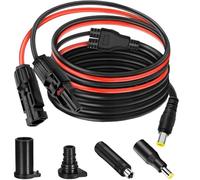 HAAMNING7 per MC4 pannello solare a cavo prolunga DC 8mm, connettore solare a cavo caricabatterie DC7909 con connettore DC7909 a DC8020/DC5525 per stazione alimentazione portatile generatore solare