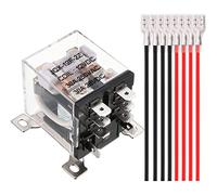 HAAMNING7 Relè JQX-12F-2Z DC 12V 30A DPDT 2NO 2NC 8 Pin Generico ad Alta Potenza, Elettromagnetico per Controllo Remoto e Sistemi di Controllo Automatico