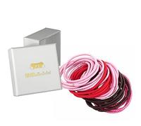 HAARallerliebst Elastici per capelli | sottili fasce per capelli (30 pezzi colorati) | gioielli di qualità - con scatola per la conservazione