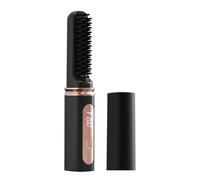 Haarglätter - Glätteisen Für Frauen - Kabelloser Glätteisen-Bürsten-Lockenstab - Glättbürste Mit Heizfunktion | USB-aufladbarer, Schnell Aufheizender Lockenstab-Kamm, Styling-Tool Für Frauen Mädchen