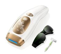 Haarlosy Epilatore Luce Pulsata con Funzione di Congelamento, Epilatore Laser IPL per Viso Schiena Gambe Corpo, Donne e Uomini