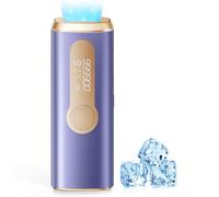 Haarlosy Epilatore Luce Pulsata con Ghiaccio, 3 IN 1 IPL Epilatore Laser per Donna e Uomo, 9 Livelli di Energia Regolabile Adatto a Corpo, Viso, Ascelle, Gambe Sensibili (Ametista)