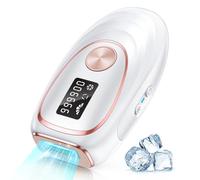 Haarlosy Epilatore Luce Pulsata con Ghiaccio, Efficiente IPL Epilatore Laser 999900 Impulsi Luminosi per Depilatore Corpo, Viso, Ascelle, Gambe LCN1203