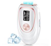 Haarlosy Epilatore Luce Pulsata con Ghiaccio, Efficiente IPL Epilatore Laser 999900 Impulsi Luminosi per Depilatore Corpo Donna, Uomo, Viso, Ascelle, Gambe (Bianco)