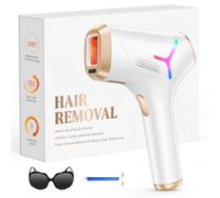 Haarlosy Epilatore Luce Pulsata con Tecnologia IGBT, 3 IN 1 HR/SR/HR+ Epilatore Laser Professionale, 9 Livelli di Energia Regolabile Adatto Depilatore Corpo, Viso, Ascelle, Gambe (Bianco)
