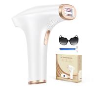 Haarlosy Epilatore Luce Pulsata IPL, 3 IN 1 HR/SC/RA Epilatore Laser per Donna e Uomo, 9 Livelli di Energia Regolabile Adatto Depilatore Corpo, Gambe, Viso, Ascelle (Bianco)