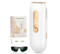 Haarlosy Epilatore Luce Pulsata IPL per le Donne e gli Uomini, a Casa Epilatore Laser con 3 Funzioni e Risultati di Lunga Durata, per la Linea Bikini, Labbro Superiore, Ascelle, Corpo, Oro