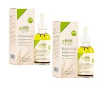 Haarwuchs-Elixieröl - 100% reines, natürliches Bio-Serum aus Rosmarin-, Rizinus- und Mandelöl zur Behandlung von Haarausfall und zur Kopfhautpflege, für Männer und Frauen, 1,69 fl oz (2 PCS)