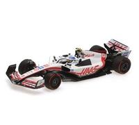 MODELLINO AUTO STATICO MINICHAMPS HAAS F1 VF-22 SCHUMACHER BRASILE GP 2022 1/18