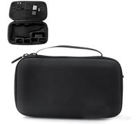 HAASIKI Osmo Mobile 7/7P - Borsa a tracolla portatile in pelle PU per DJI Osmo Mobile 7/7P Vlog Combo Gimbal Stabilizer accessorio, Nero , Nero