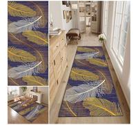 HAAYUHMWT Guida Extra Lunga Antiscivolo for Corridoi, Tappeto a Pelo Basso che Assorbe l'Acqua for Ingresso, Cucina, Lavanderia, Camera da Letto e Soggiorno - Zerbino 120 x 500 cm(A-63,110 x 300 cm)