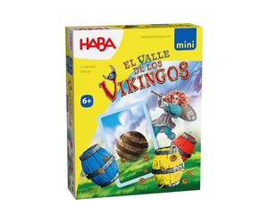 HABA 2012192003 - La Valle dei Vichinghi, versione Mini, gioco da tavolo di strategia per bambini, in peltro da oltre 6 anni