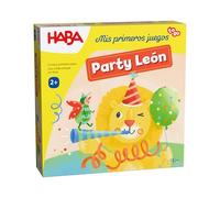 HABA 2012213002 - I miei primi giochi - Party Leone, Primo Gioco per Bambini da Tavolo di Memoria, Viaggio. Più 2 anni