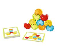 HABA 300145 Wooden Stacking Game Wigglefants, Ages 2 and Up (Made in Germany)