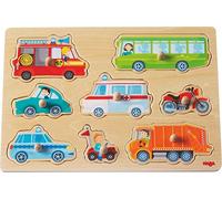 HABA- Rettungswagen Habermaass, Multicolore, 8 Stück (1er Pack), 301940