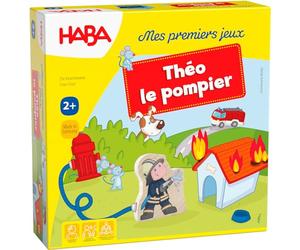 HABA 303808 - I miei primi giochi - Vigili del fuoco | Emozionante gioco di memo per 1-4 giocatori dai 2 anni | La scatola di gioco diventa una caserma dei vigili del fuoco giocabile, Colorato