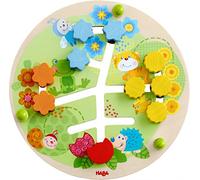 HABA 303852 Motor Skills - Tavola da Fiori, Multicolore