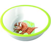 HABA Dinos 305146-Ciotola per Bambini in melamina con Motivo Dino, Lavabile in lavastoviglie, Non scivola, STK, 305146