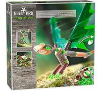HABA 305341 Terra Kids Connectors - Construction Set Starter Kit- 87 Piece Set with Plastic Connectors, Cork & Hand Drill - Ages 8+