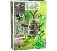 HABA 305342 Terra Kids Connectors - Construction Kit Technology - 66 Piece Set with Plastic Connectors, Cork & Hand Drill - Ages 8+