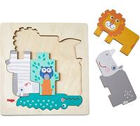 HABA 305710 - Puzzle in legno con animali selvatici, a partire da 2 anni