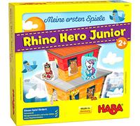HABA 305912 - I miei primi giochi - Rhino Hero Junior Game da 2 anni - Made in Germany
