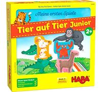 HABA 306068 - I Miei Primi Giochi - Animale su Animale Junior, Gioco per Bambini dai 2 Anni in su, Made in Germany, colorato