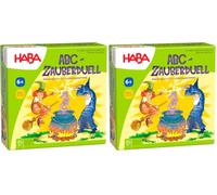 HABA 4912 - Il duello magico dell'ABC, Gioco per imparare l'alfabeto [importato dalla Germania] (Confezione da 2)