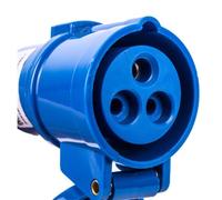 Haba Adattatore da Spina SCHUKO A Presa Blu CEE Campeggio Camper ROULOTTE