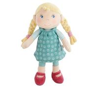 HABA Bambola di peluche Linnéa, in morbido tessuto, 25 cm, per neonati e bambini piccoli, senza velcro o cuciture fastidiose, ideale per i 6 mesi, perfetta per il periodo del bambino, 2011848001