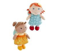 HABA Bambola di stoffa unisex, confezione da 2 angeli custodi, in confezione doppia, Holly & EMI, misura 19 cm