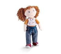 HABA Bambola Malou - Bambola di stoffa da 30 cm per giocare e coccolare - Materiali morbidi e lavabili - Alternativa ideale alla bambola di peluche - Adatto per bambini a partire dai 1,5 anni -