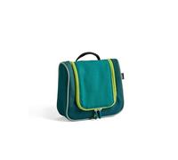 HABA Borsa da toilette per bambini, pratica borsa da bagno con gancio per appendere, cerniera e scomparti in rete, robusto poliestere riciclato, ideale per viaggi e uso quotidiano, per bambini dai 2