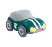 HABA Cars - Auto da corsa verde con motore oscillante - Auto giocattolo sostenibile in plastica riciclata - Auto da corsa senza batteria a partire dai 2 anni - 2011859001