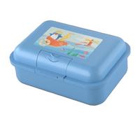 HABA Contenitore per il pranzo pinguino (blu) con scomparto divisorio - Robusta scatola per snack per bambini, lavabile in lavastoviglie, ideale per scuola, kita e viaggi - 2012442001