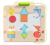 HABA Forme per Gioco Magnetico - Giocattolo Magnetico con Penna Magnetica e Motivi Geometrici - Promuove Le capacità motorie e l'apprendimento dei Colori a Partire dai 3 Anni - 2012362001