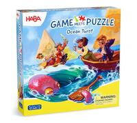 Haba Game Meets Puzzle Ocean Twist Board Game Multicolor Bambini