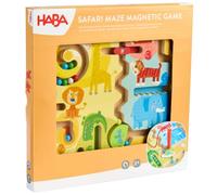 HABA Gioco Magnetico Safari, Numeri e Colori, Giocattolo educativo | Giocattolo interattivo con elementi girevoli e scorrevoli per i primi numeri e esperienze di colore