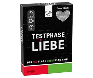 HABA Gregor Hägele - Gioco di Carte Divertente per Coppie e Single su Bandiere Rosse e Verdi, Gioco per Conoscere Deep Talk e Feste per Adulti e Serate di Coppia