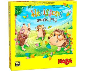 HABA - Hedgehogs Swirls - Gioco da tavolo per bambini - Gioco di memoria e apprendimento - da 2 a 4 giocatori - 3 anni e più, 305589 [La confezione può variare]