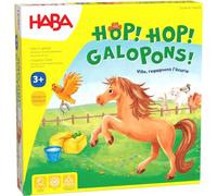 HABA - Hop! Hop! Galoppioni! - Gioco di cavalli e corse - Gioco da tavolo - 3 anni in su - Rif 5445