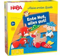 HABA I miei primi giochi - Cappello d'anatra, Tutto bene! - Giocattoli dai 2 anni per 1-4 giocatori - Promuove il riconoscimento del colore e del modello - 1307050001