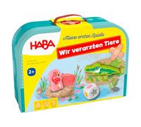 HABA I miei Primi Giochi - Veterinariamo Animali - Gioco di Dadi veterinari per Bambini dai 2 Anni - con Custodia Medica e 2 Varianti di Gioco - 2011719001