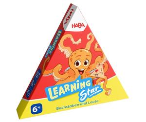 HABA Learning Star Parola & Immagine - Gioco educativo per lettere e apprendimento rumoroso: aiuto per l'apprendimento tedesco per la scuola elementare, l'inizio della scuola e la promozione delle