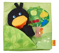 HABA- Libro de Tela El Frutal Obtgarten Cuervo TEO Conto per Bambino, Colore Vari, Extra handlich, 306081